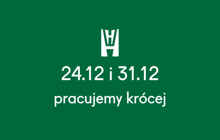 24.12 i 31.12 - pracujemy krócej